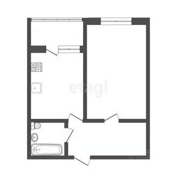 1-к кв. Ярославская область, Ярославль проезд Дядьковский, 4 (39.0 м)