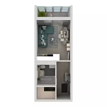 Студия Самарская область, Самара Южное ш., 13 (24.25 м)