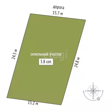 Участок в Башкортостан, Стерлитамакский район, Отрадовский сельсовет, ...