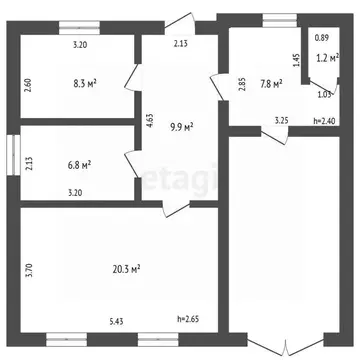 Дом в Башкортостан, Стерлитамакский район, с. Алатана ул. Дружбы (54 ...