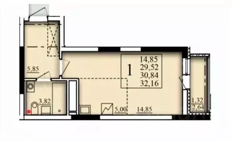 Студия Башкортостан, Уфа Затон-Восточный жилрайон, Паруса жилой ...