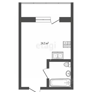 Студия Вологодская область, Вологда Окружное ш., 24А (25.0 м)