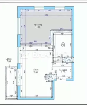 1-к кв. Ленинградская область, Кудрово г. Всеволожский район, ...