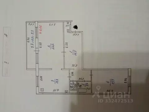 2-к кв. Самарская область, Тольятти Офицерская ул., 9 (70.1 м)