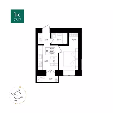 1-комнатная квартира: Ярославль, Северный жилой район, 15-й ...