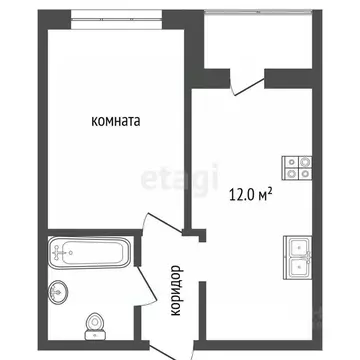 1-к кв. Ростовская область, Ростов-на-Дону Левобережная ул., 6/6с2 ...