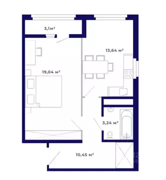 1-к кв. Иркутская область, Иркутский муниципальный округ, Маркова рп, ...