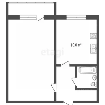 1-к кв. Владимирская область, Муром Советская ул., 50 (37.2 м)