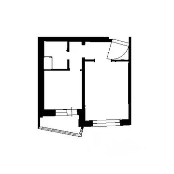 Квартира, 1 комната, 38 м