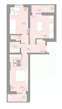 2-к кв. Ростовская область, Ростов-на-Дону Новый Горизонт жилой ...