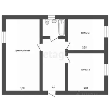 Дом в Удмуртия, Ижевск Дружный коллектив СНТ, ул. Центральная, 69 (72 ...