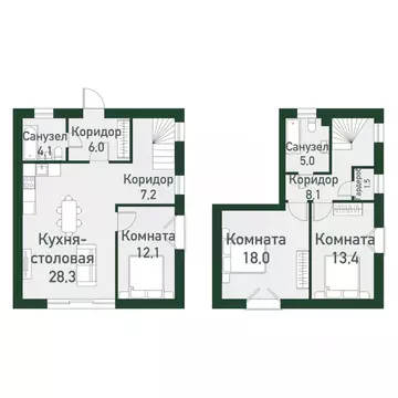 3-к кв. Челябинская область, Челябинский городской округ, пос. ...