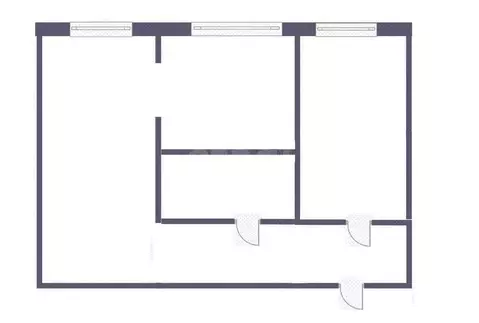 2-комнатная квартира: Топки, улица Дзержинского, 2 (35.7 м)