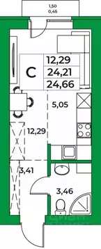 1-к кв. Башкортостан, Уфимский район, Зубовский сельсовет, с. Зубово ...