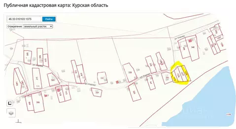 Участок в Курская область, Щигры ул. Кирова, 144 (17.0 сот.)