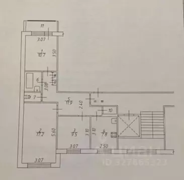 3-к кв. Московская область, Жуковский ул. Баженова, 13 (65.0 м)
