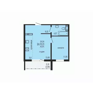 1-к кв. Челябинская область, Челябинский городской округ, пос. ...