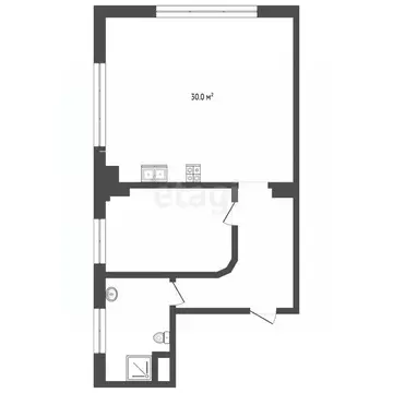 2-к кв. Крым, Алушта ул. Горького (65.8 м)