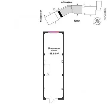 Торговая площадь в Новосибирская область, Новосибирск Сухарная ул., ...