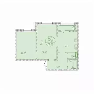 2-к кв. Сахалинская область, Анивский городской округ, с. Новотроицкое ...