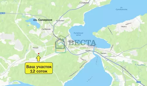 Участок в Ромашкинское сельское поселение, садоводческое ...