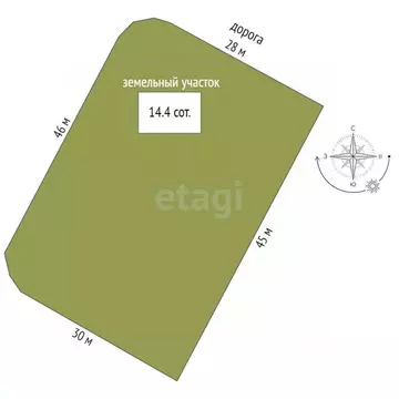 Участок в Тюменская область, Тюменский муниципальный округ, с. Кулига ...