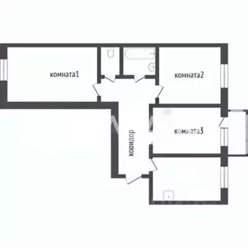 3-к кв. Бурятия, Улан-Удэ ул. Цивилева, 33 (64.3 м)
