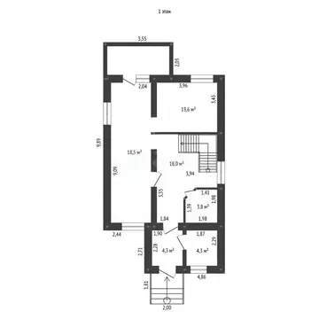 Дом в Башкортостан, Иглинский район, Акбердинский сельсовет, д. ...