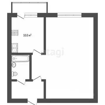 1-к кв. Москва Утренняя ул., 10К1 (35.0 м)