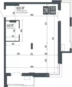 2-к кв. Алтайский край, Барнаул Опера Резиденс жилой комплекс, БС3 ...