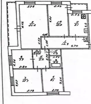 Комната Башкортостан, Уфа ул. Адмирала Ушакова, 84 (12.7 м)