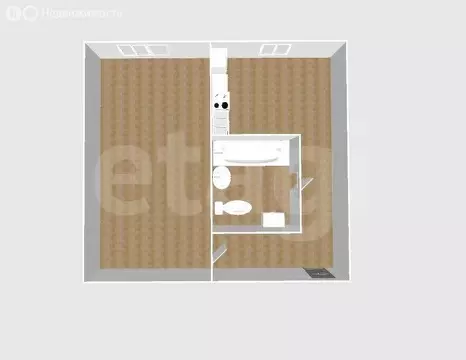 1-комнатная квартира: Поронайск, Восточная улица, 110 (30 м)