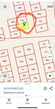 Участок в Хакасия, Усть-Абакан рп, Садовые участки ул. Земная (6.0 ...