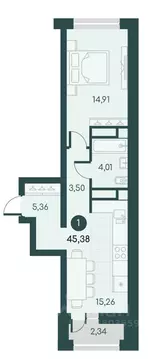 1-к кв. Курганская область, Курган Малиновые высоты жилой комплекс ...