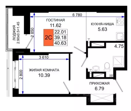 1-к кв. Ростовская область, Ростов-на-Дону Элеваторный пер., 6/3 ...