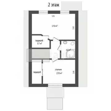 Дом в Тюменская область, Тюменский муниципальный округ, пос. ...