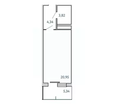 1-к кв. Крым, Ялта муниципальный округ, Виноградное пгт Космос Стей ...