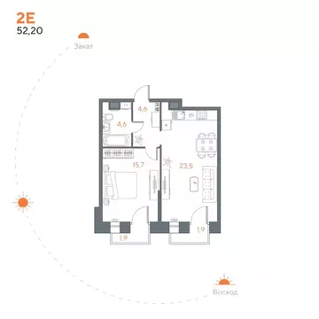 1-к кв. Вологодская область, Вологда Новгородская ул., 8А (52.2 м)