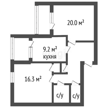 2-комнатная квартира: Воронеж, бульвар Победы, 1 (65.3 м)