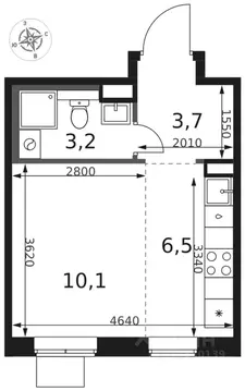 Студия Московская область, Химки Клязьма-Старбеево мкр, Международный ...