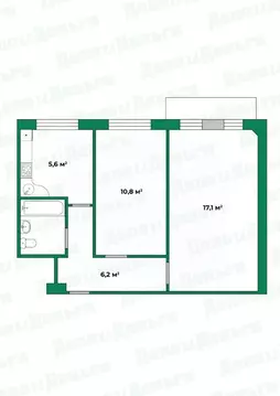 2-к кв. Кировская область, Киров ул. Чапаева, 47 (44.2 м)