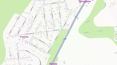 Участок в Сахалинская область, Анивский городской округ, с. Троицкое, ...