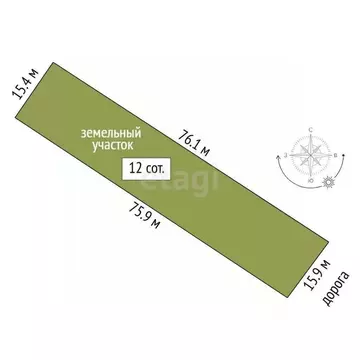 Участок в Тюменская область, Тюменский муниципальный округ, пос. ...