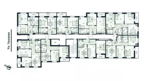 2-к кв. Пермский край, Краснокамск ул. Чапаева, 42 (39.9 м)
