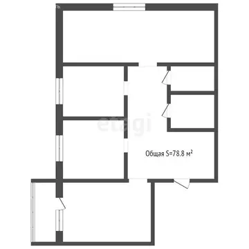 3-комнатная квартира: Прокопьевск, Международная улица, 11 (78.8 м)