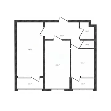 2-к кв. Брянская область, Брянск пл. Партизан, 1 (59.4 м)
