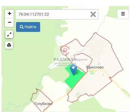 Участок в Ярославская область, Гаврилов-Ямский район, Шопшинское ...