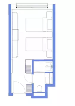Студия Ставропольский край, Пятигорск ул. Леваневского, 3Д (21.6 м)