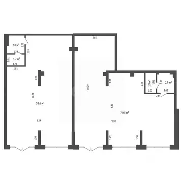 Помещение свободного назначения в Тюменская область, Тюмень ул. ...