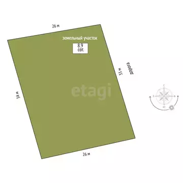 Участок в Саха (Якутия), Якутск пер. Саас (8.88 сот.)